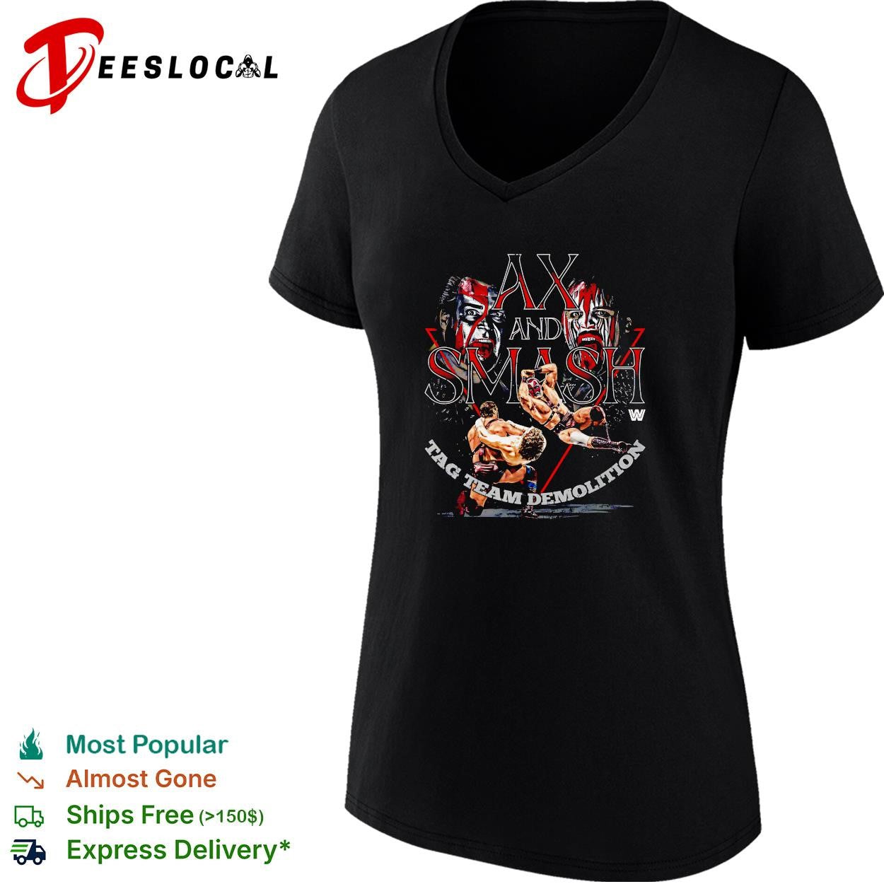 Demolition Ax and Smash wrestling duo poster shirt