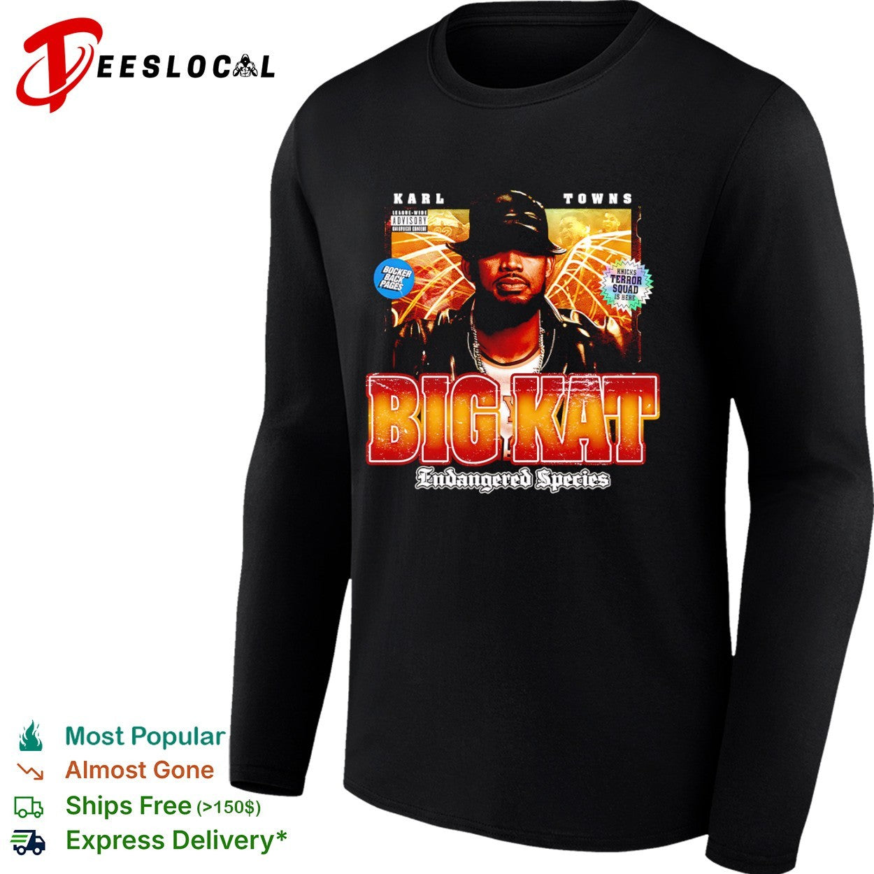 Karl-Anthony Towns New York Knicks Big Kat Endangered Species League-Wide Advisory shirt