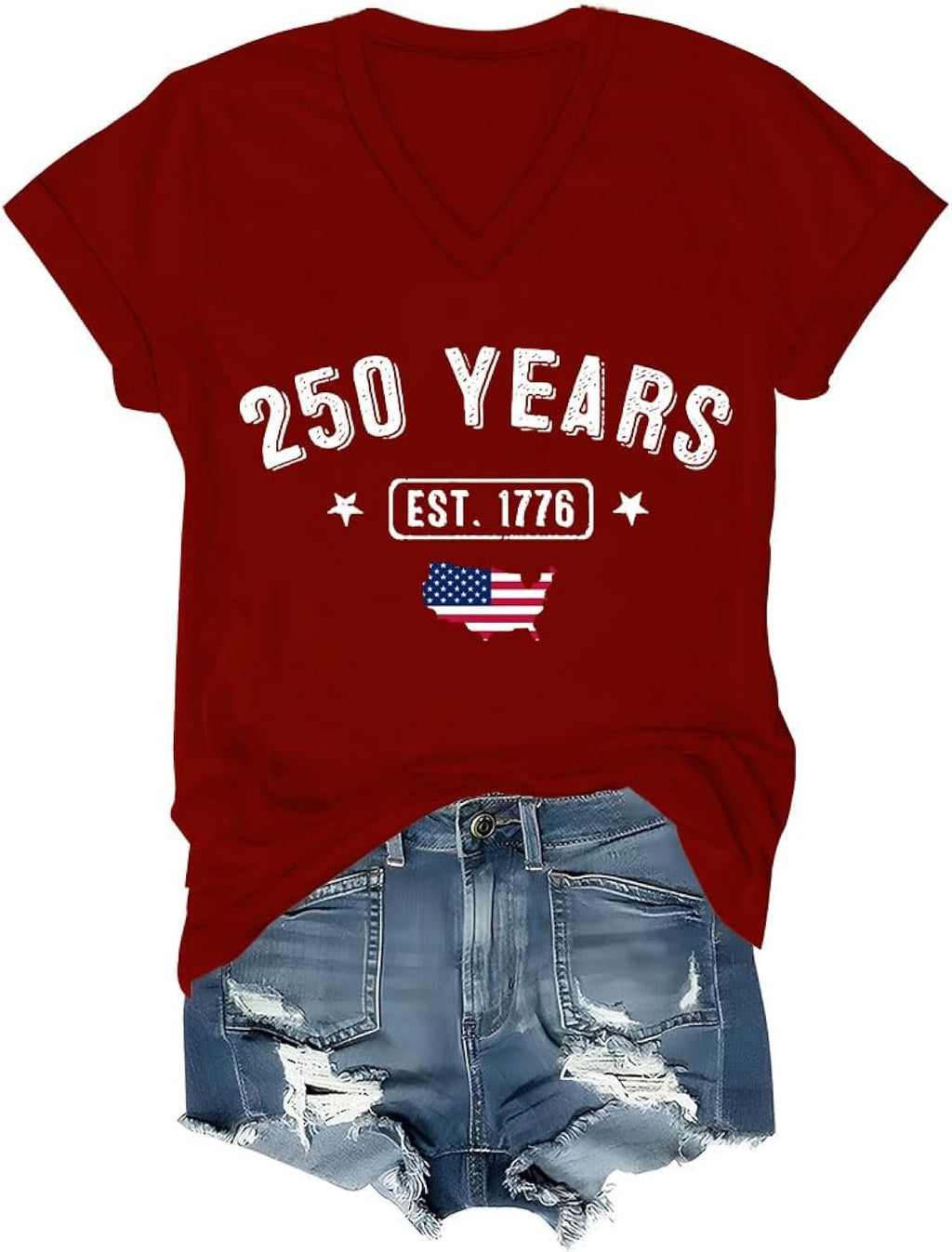 250th Anniversary American Flag Shirt, 250 Years America Shirts for Women Man