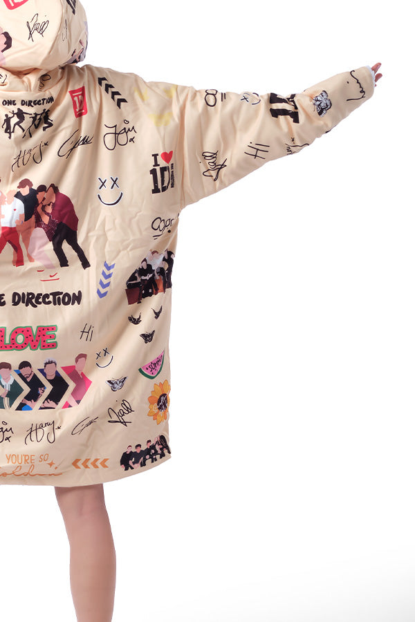 1D Hoodie Blanket