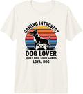Retro Dog Gamer Introvert Sunset Controller
