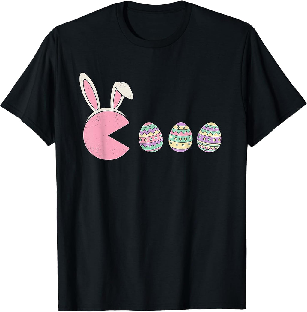 Cute Easter Bunny and Eggs