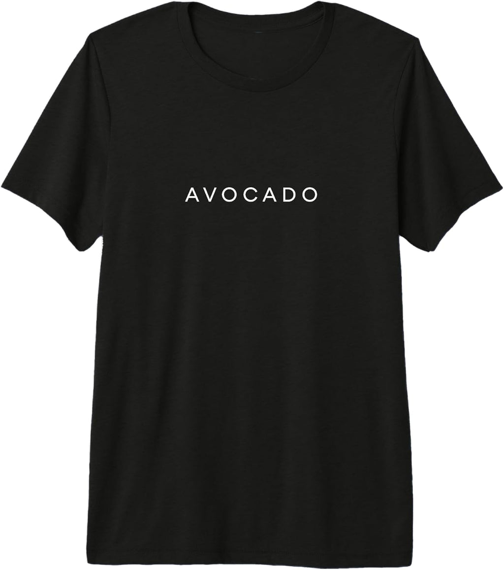 Avocado Minimalist Typography Design