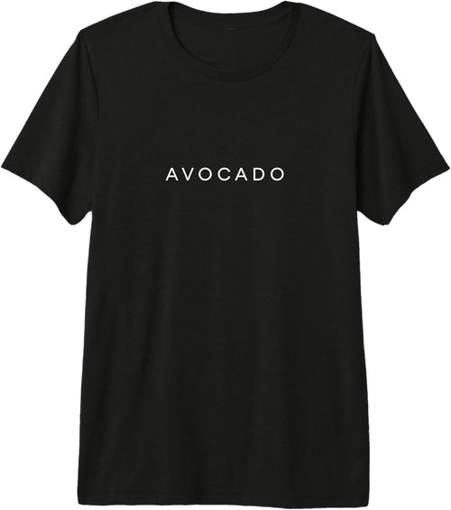 Avocado Minimalist Typography Design