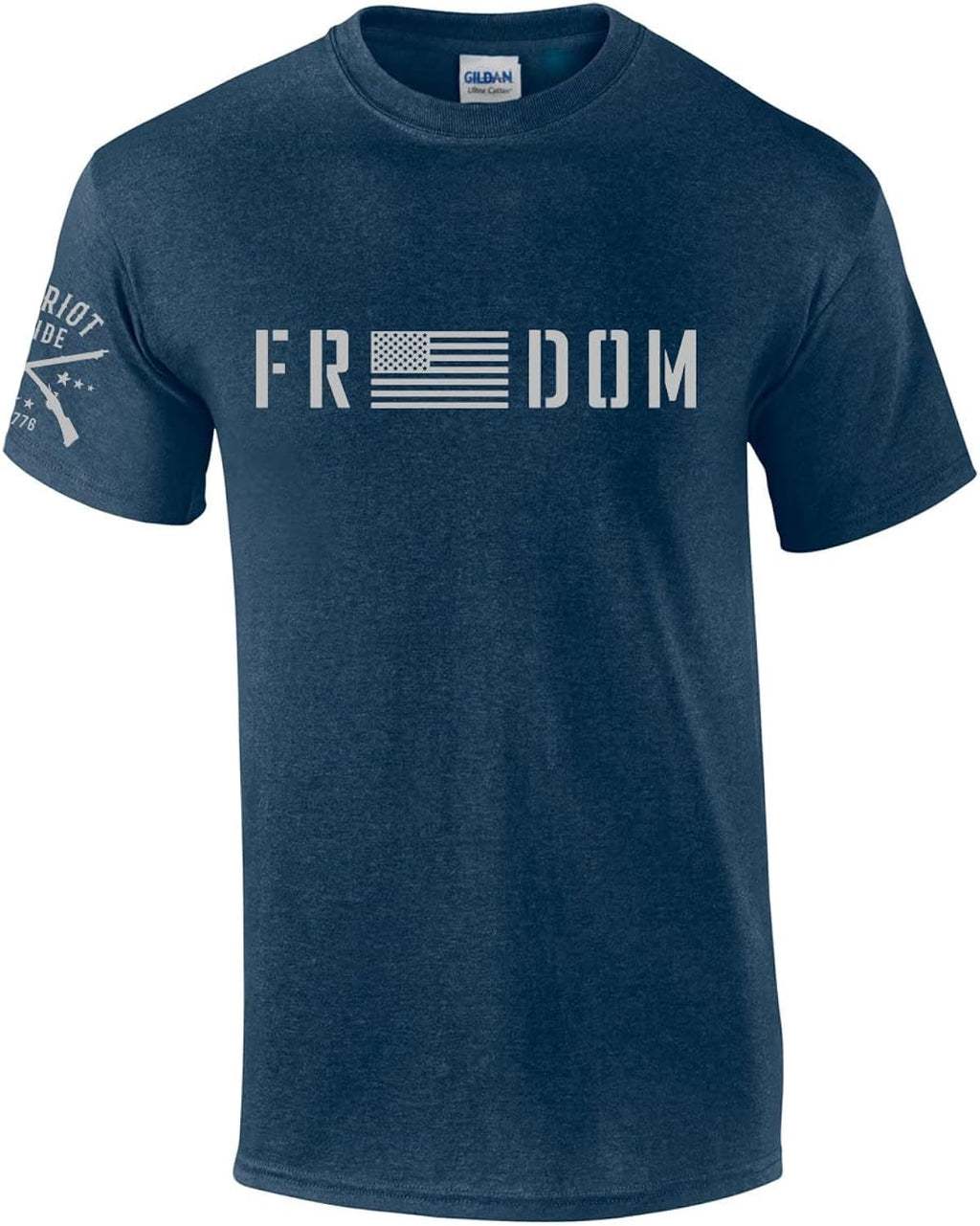Patriot Pride Freedom American Flag Mens Short Sleeve T-Shirt Graphic Tee