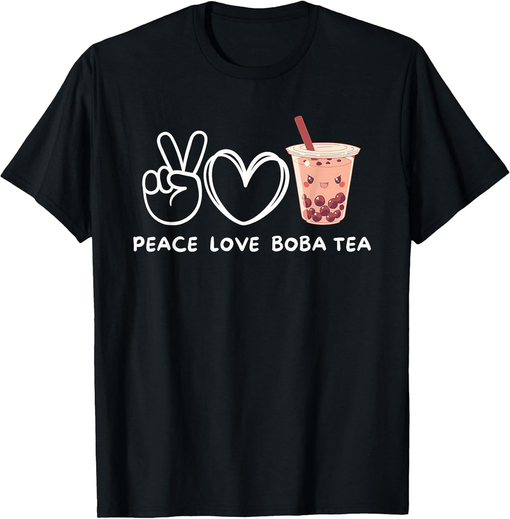 Peace, Love And Boba Tea Kawaii Boba Tea