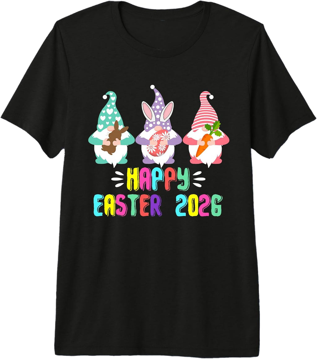 Happy Easter Day 2026 Gnomies Bunny Egg Boys Girls