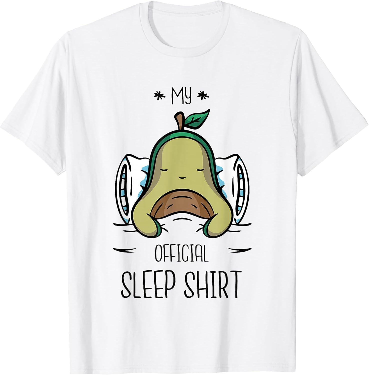 Avocado Schlafshirt Pyjama Nachthemd