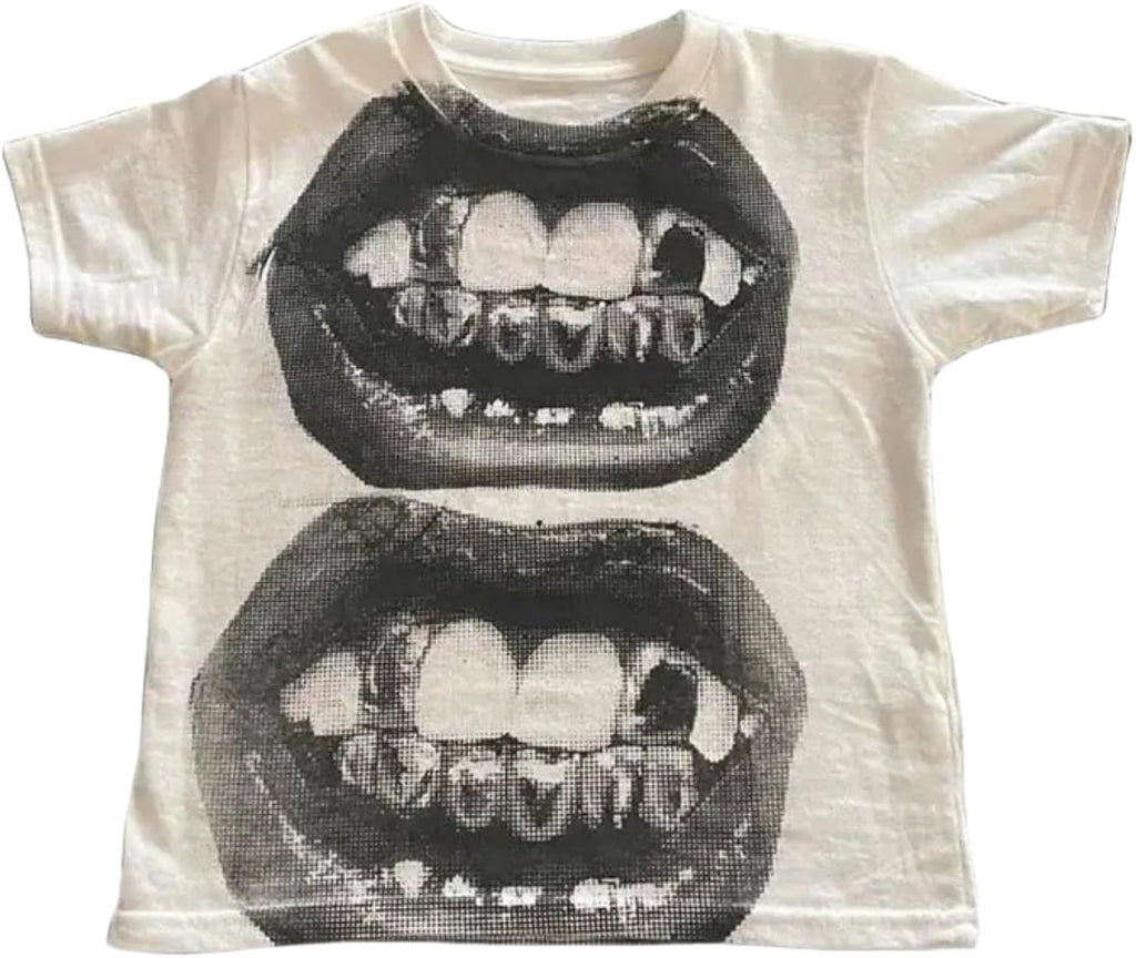 Y2k Baby Tees Shirt Woman 90s Outfit 2000s Fashion Graphic Tees Y2k Cute Shirts Vintage Clothes