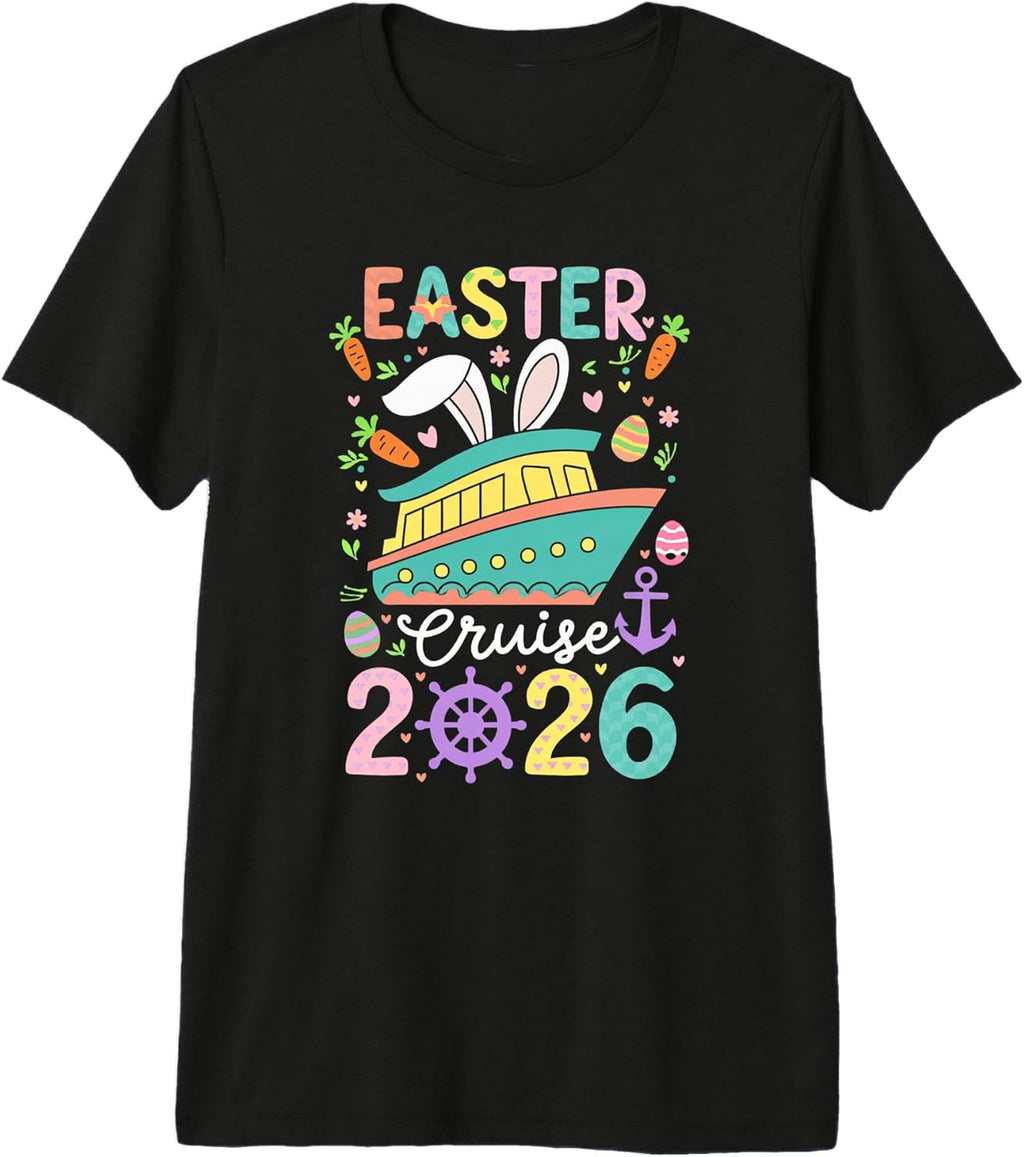 Funny Easter Cruise Crew 2026 Family Vacation Tees
