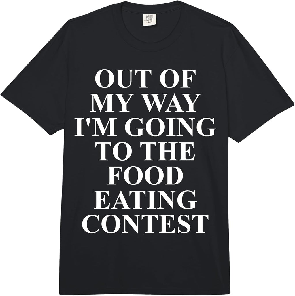 Cool Food Eating Contest Humor Quote Merch