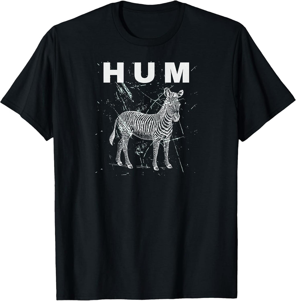 Vintage Animal Lover HUM Funny Retro Zebra Meme