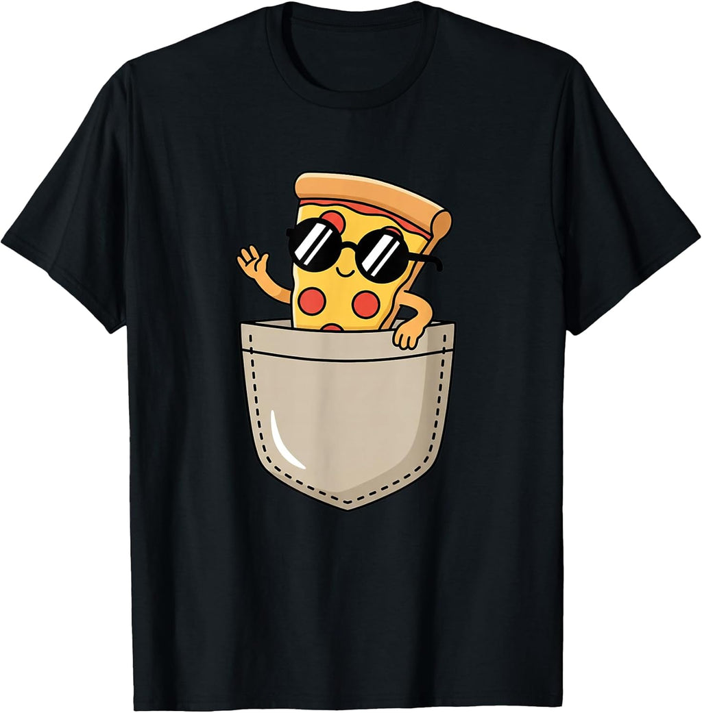 Pizza Slice Pepperoni Kids Cartoon Food Pocket Fun