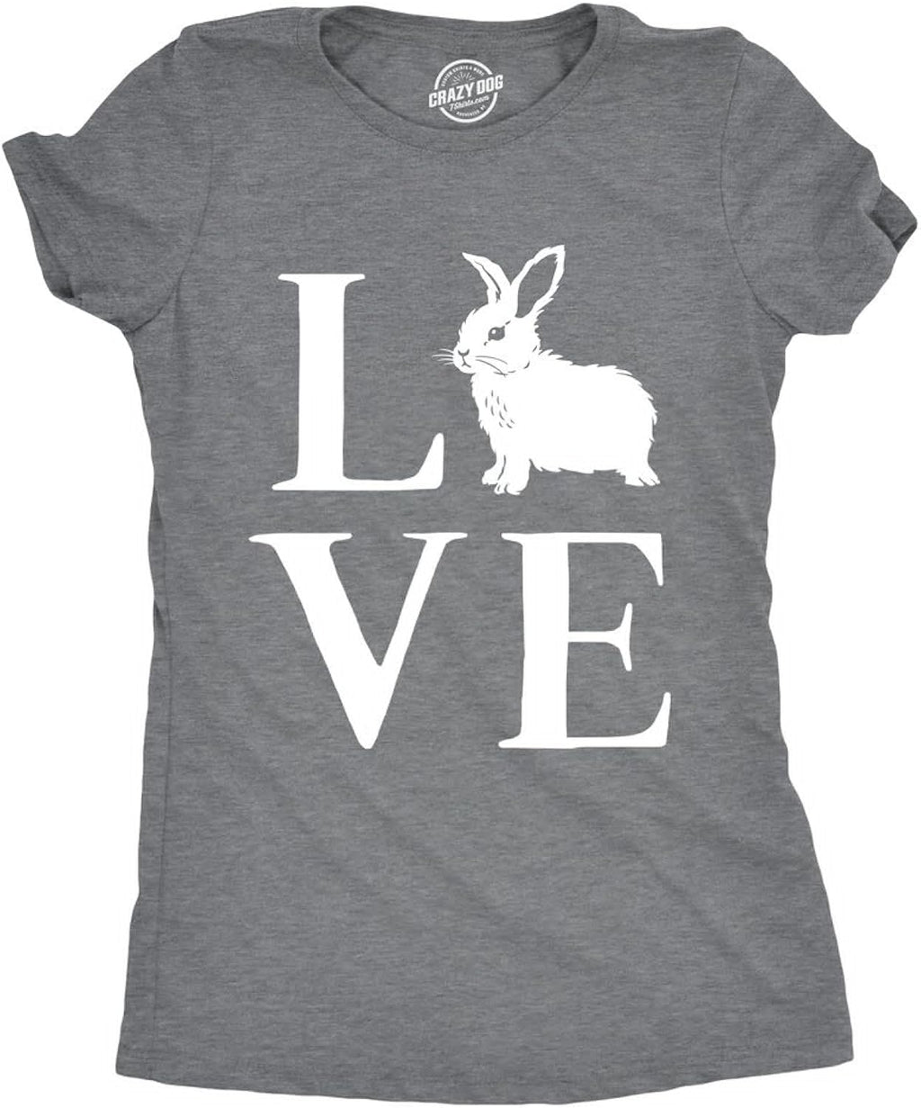 Funny Easter T Shirts for Women Cute Bunny Tees for Ladies to Celebrate Spring