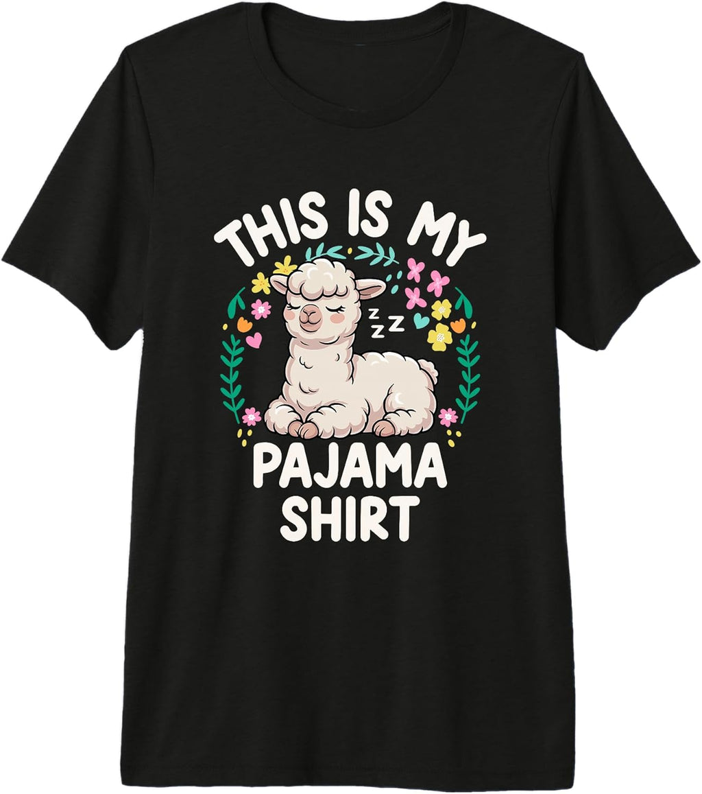 Pajama Day Alpaca Lazy Cuddle Sleep Humor