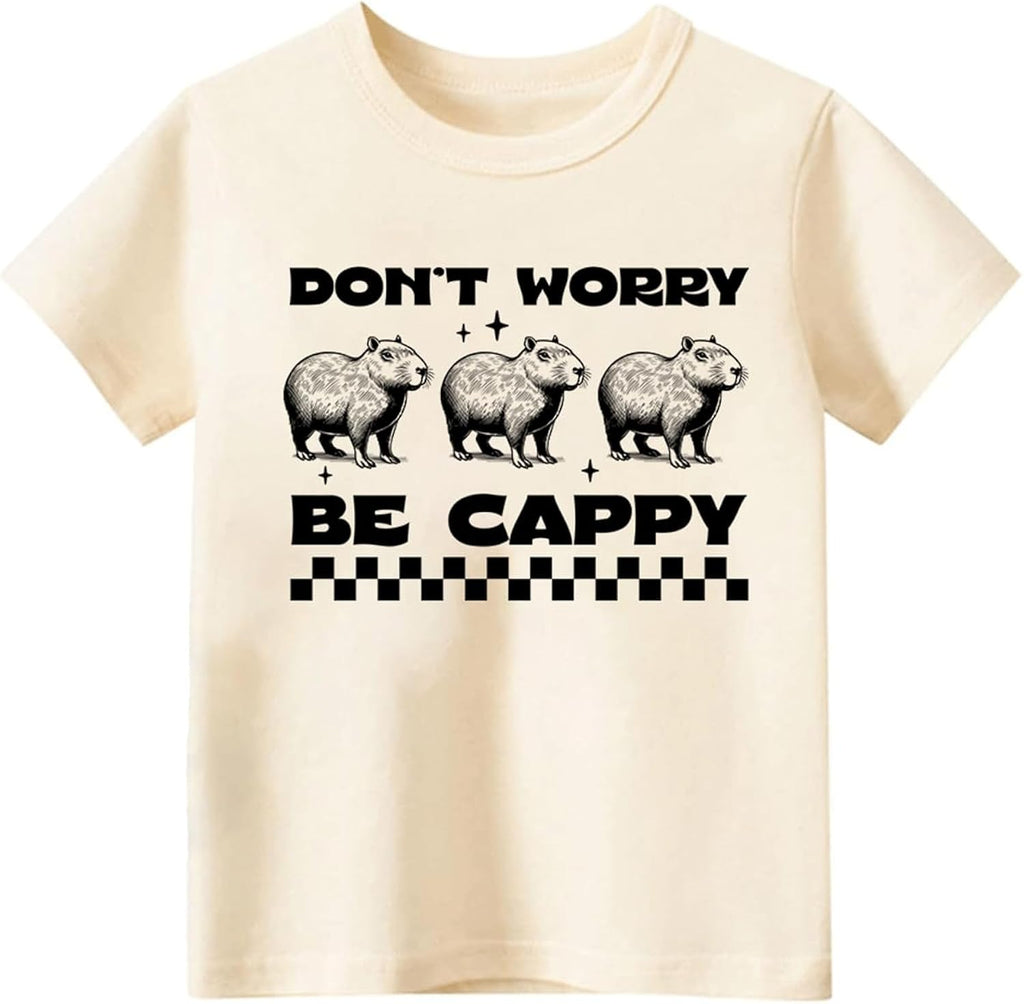 Toddler Shirts for Boys Grils Kids, Baby Boy Summer Clothes, 2-8T Funny Animal Graphic Tees Short Sleeve T-Shirt