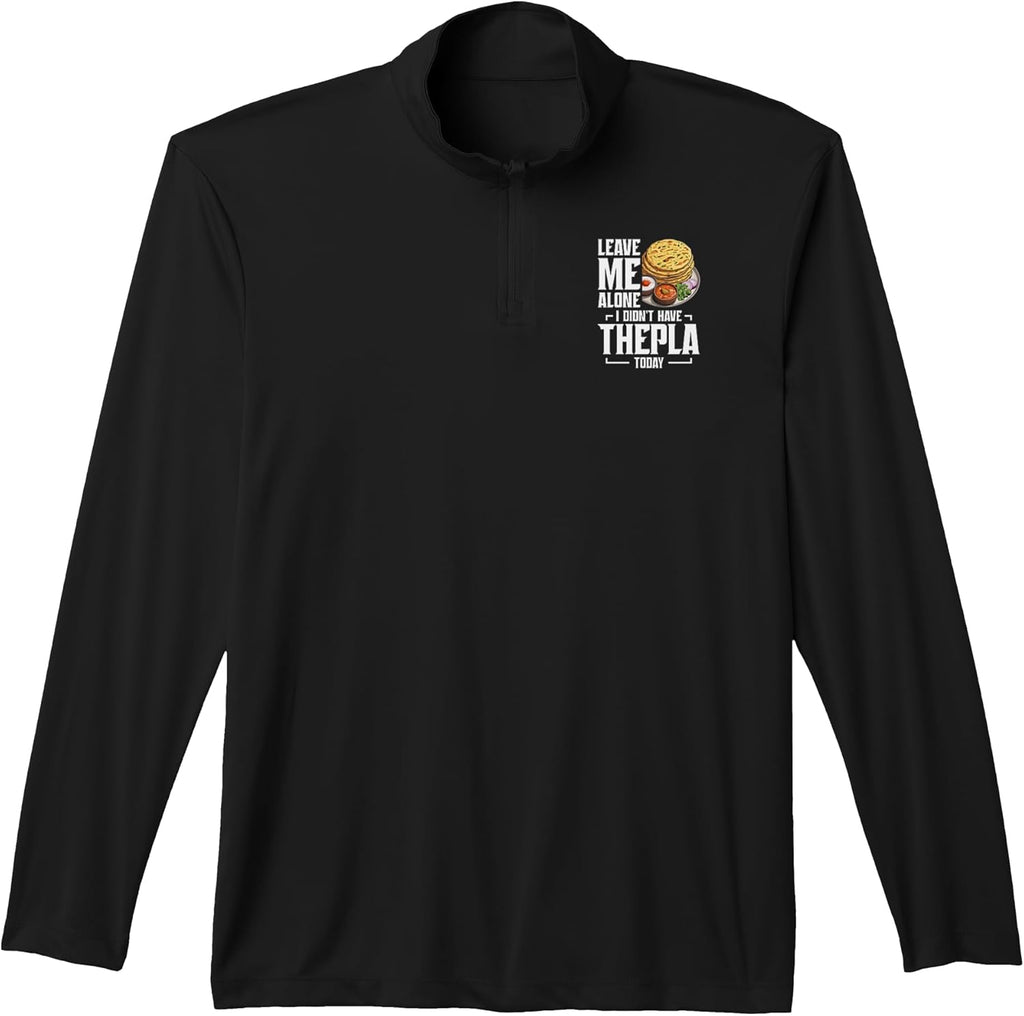 Gujarati Food Indian Meal Hinduism Leave Me Thepla Performance Quarter-Zip Top