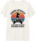 Dog Gamer Introvert Sunset