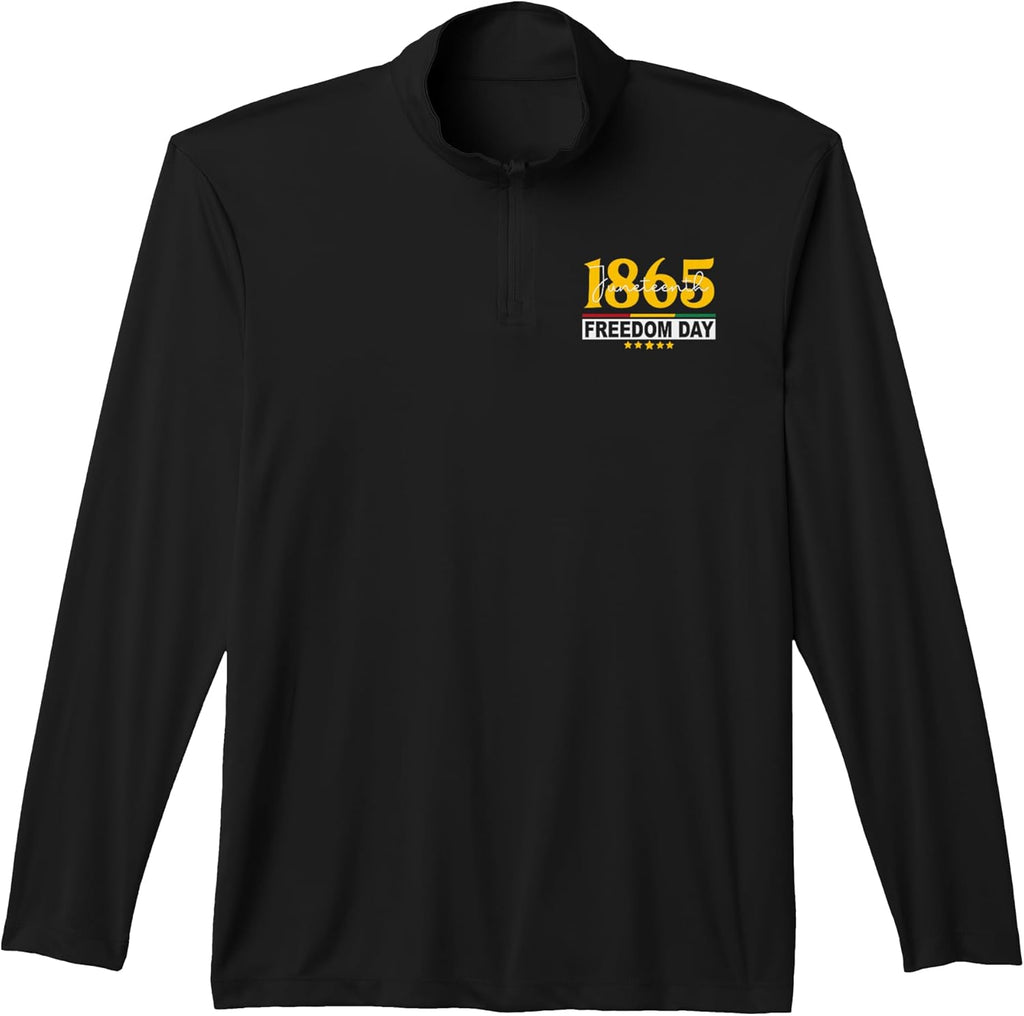 Juneteenth African American History Black History Freedom Performance Quarter-Zip Top