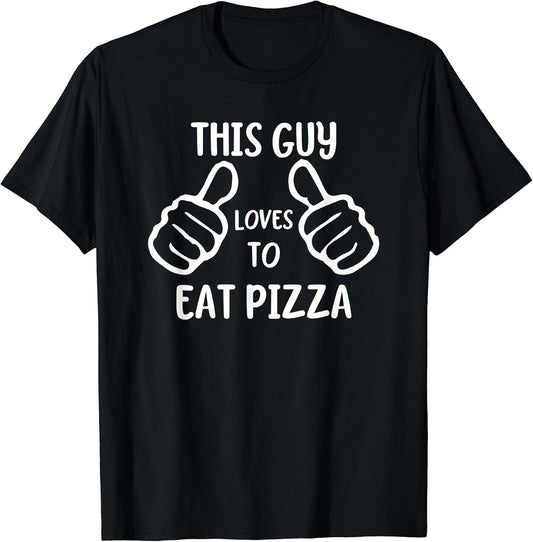 Funny Pizza Eater This Guy Loves to Eat Pizza