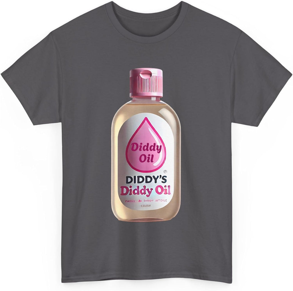Funny Diddy's Oil Tee, Meme Shirt, Novelty Graphic Tee, Gift for Gamer, Pop Culture Shirt