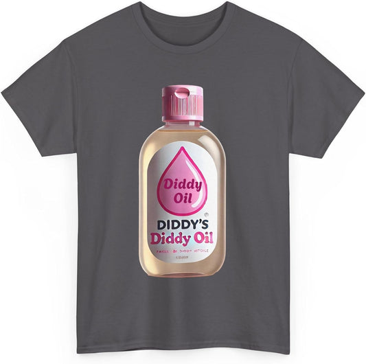 Funny Diddy's Oil Tee, Meme Shirt, Novelty Graphic Tee, Gift for Gamer, Pop Culture Shirt