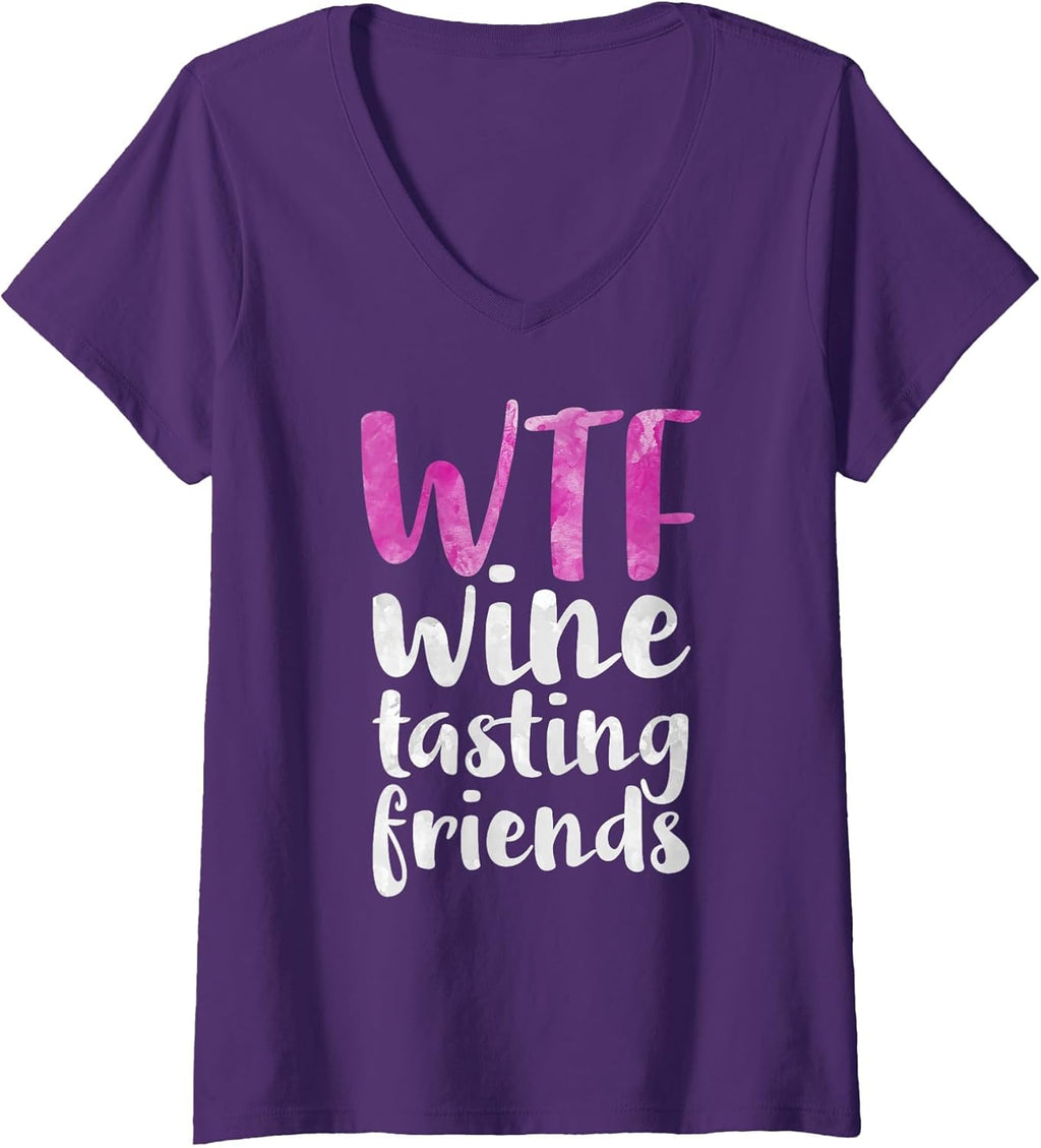WTF Wine Tasting Friends Shirts