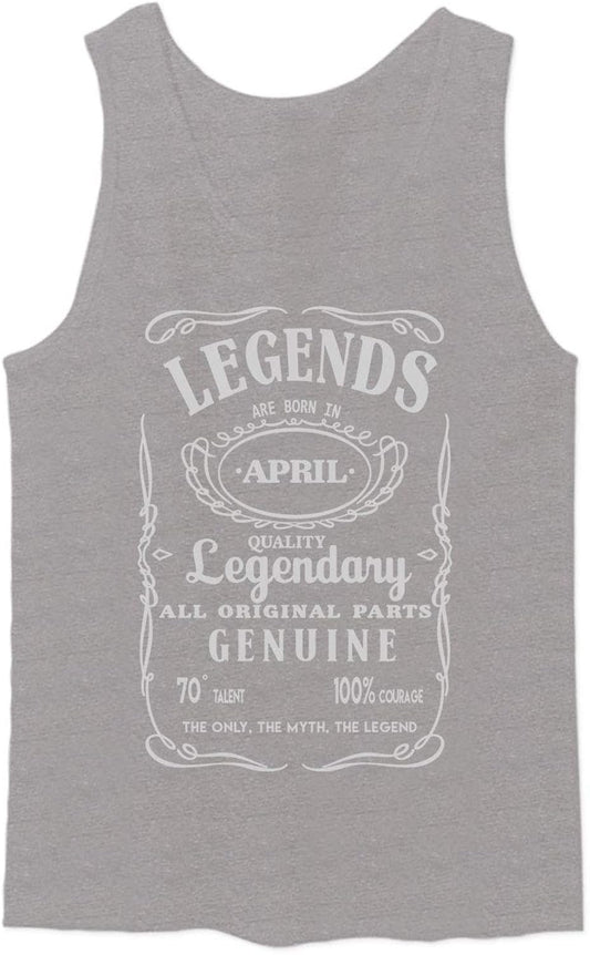 Legends are Born in April The Best Birthday Gift for Men T Shirt