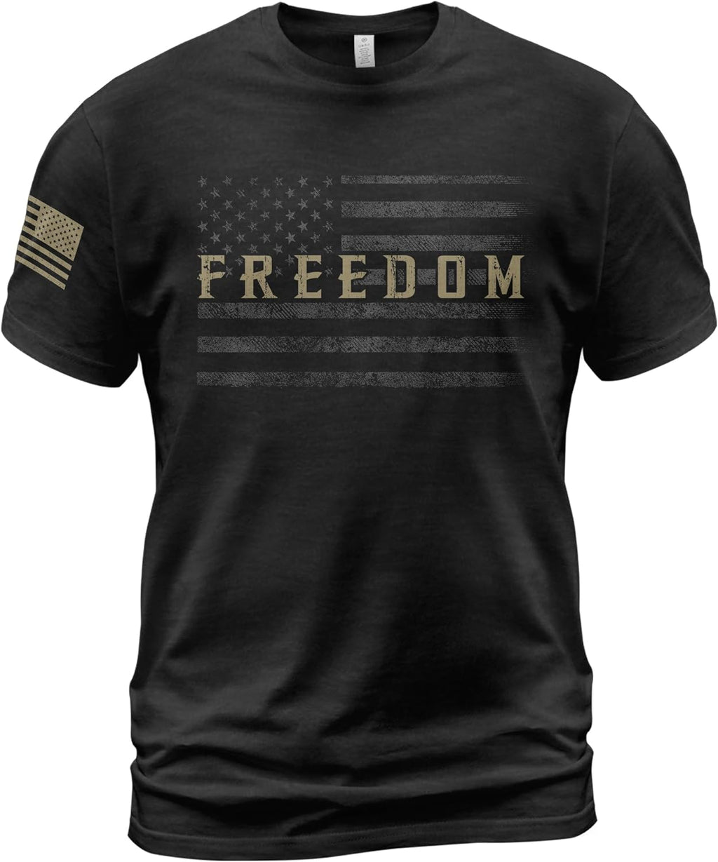 Freedom T Shirt, American Flag Shirt, Freedom Shirts for Men, Patriotic Shirts for Men