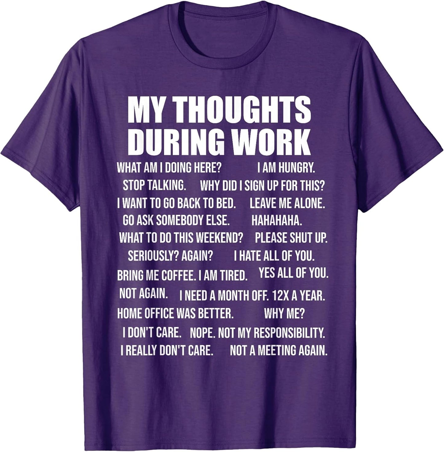 My Thoughts During Work Reasons to Hate My Job