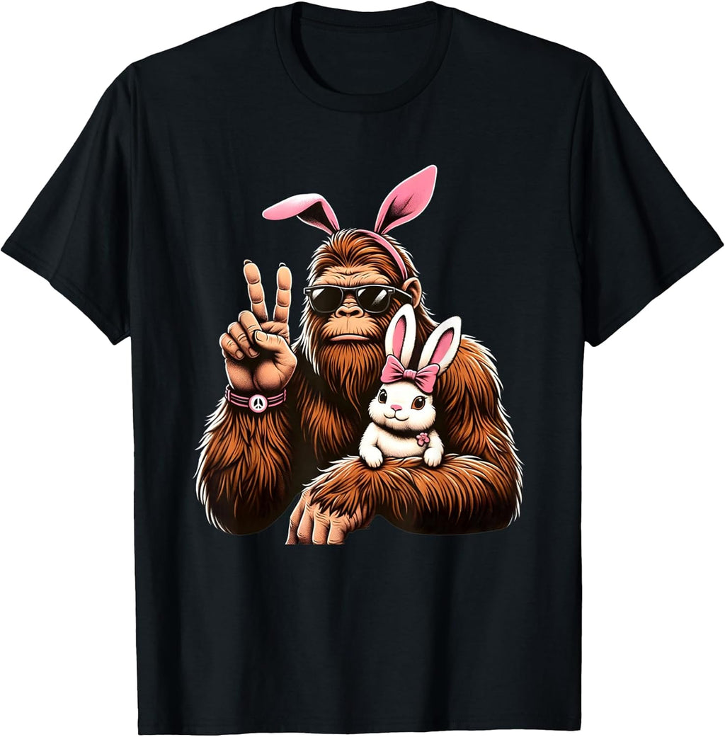 Funny Easter Day Bigfoot Bunny Sasquatch Outfit