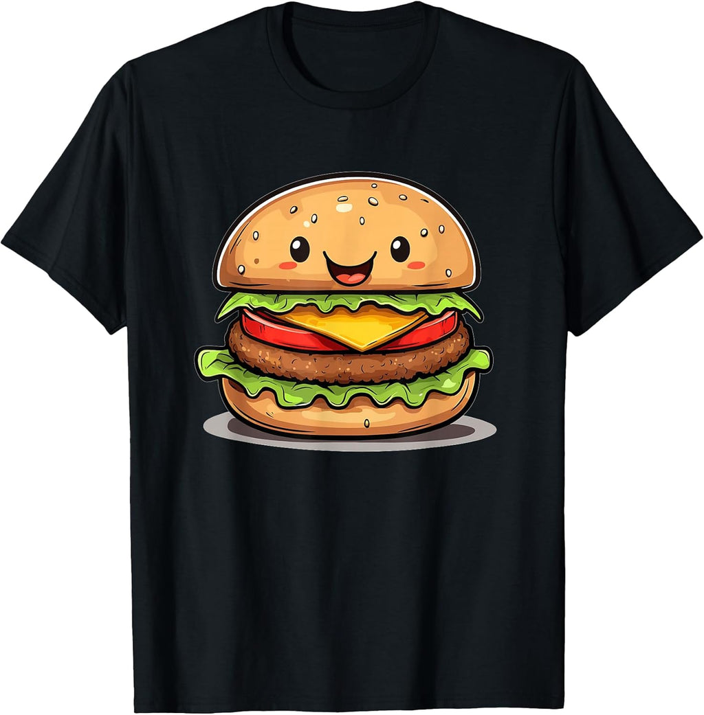 Delicious Happy Burger Fun Graphic Delight