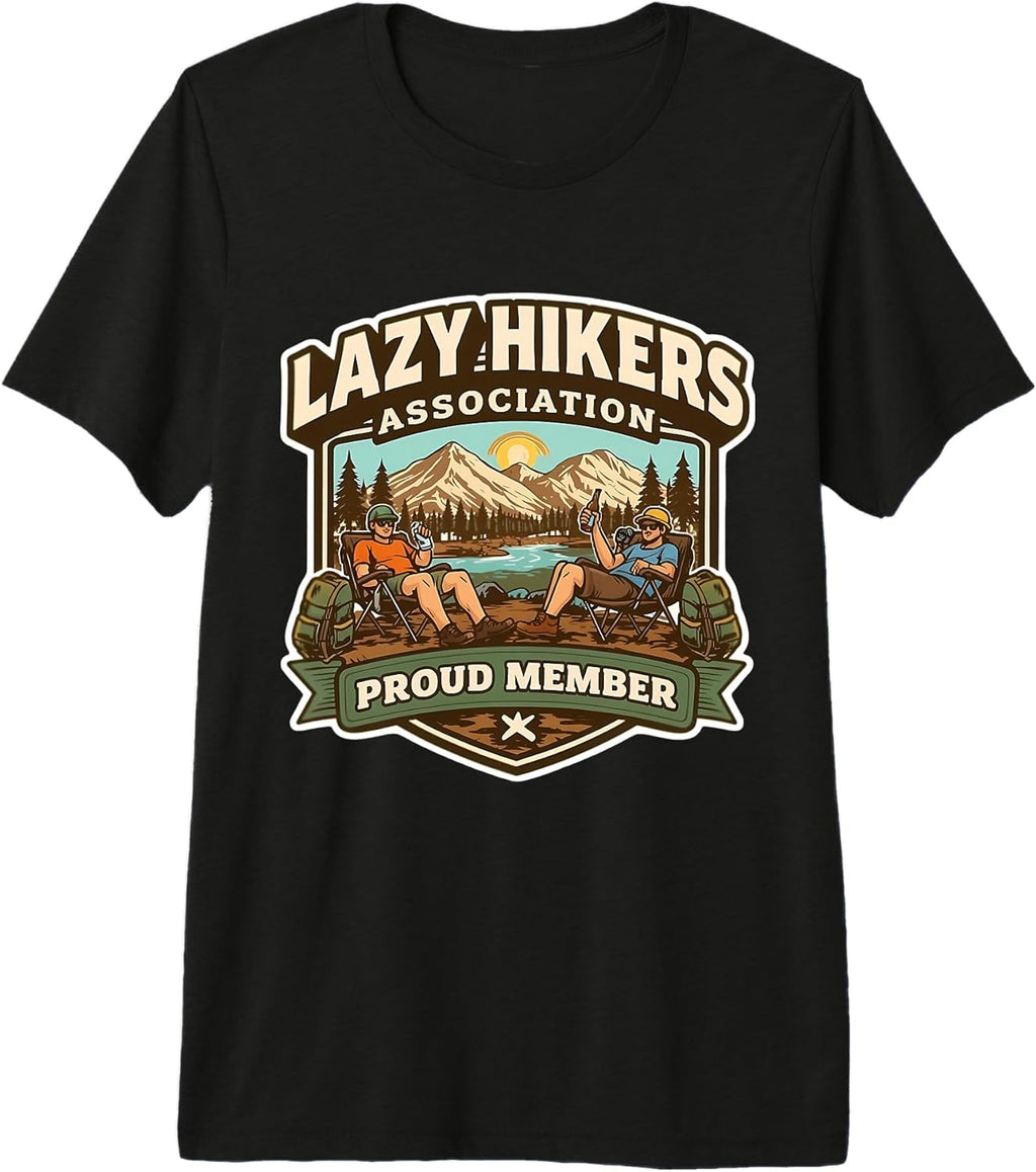 Lazy Hikers Association Proud Members Funny Merch