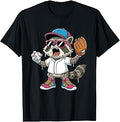 Trash Panda Raccoon Baseball Drip Mascot Unisex T-shirt, Sweatshirt, Hoodie (1)