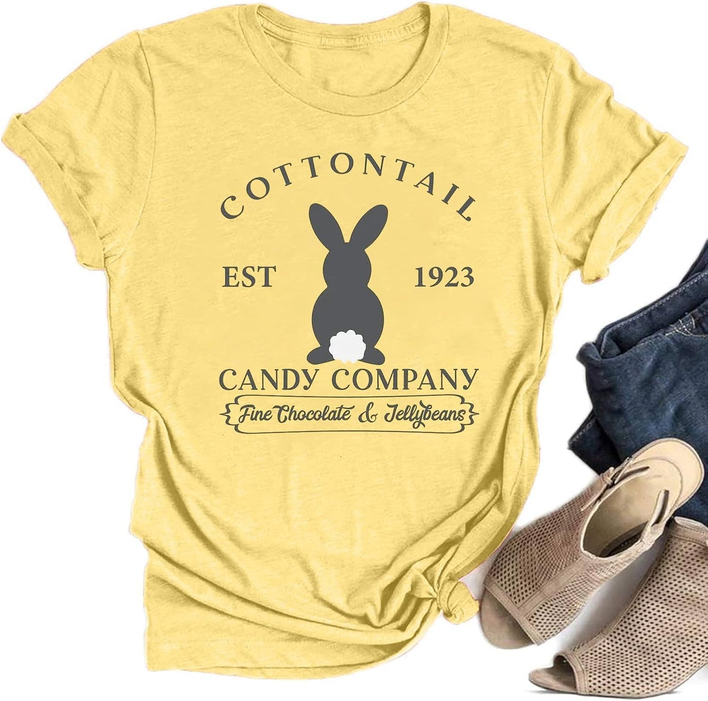 Leopard Easter Bunny Graphic Shirt Chillin' with My Peeps Easter Matching T-Shirt Gift for Easter Day Tee.