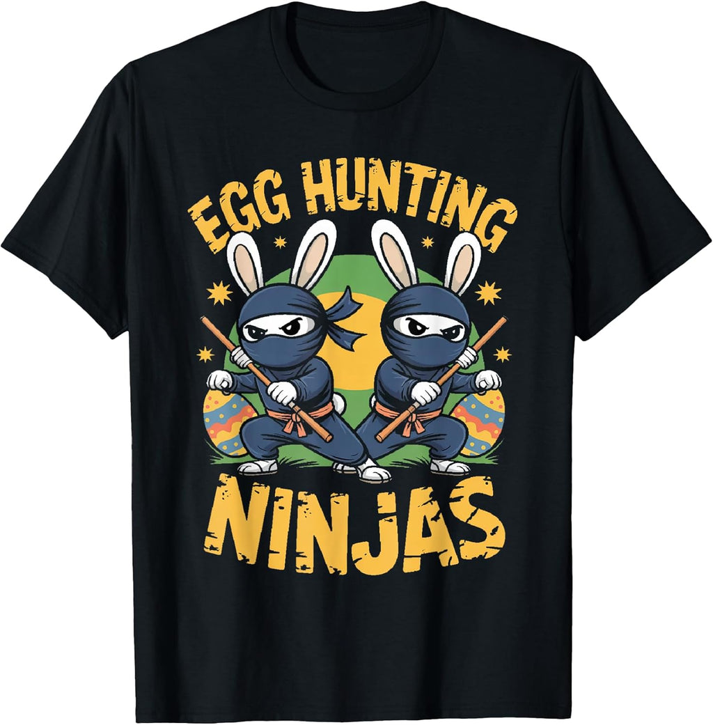 Easter Egg Hunting Ninja Bunny Novelty Merch