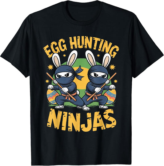 Easter Egg Hunting Ninja Bunny Novelty Merch