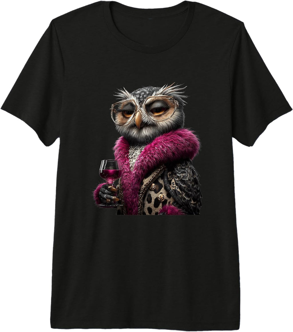 Cute Nocturnal Animal Lover Glam Portrait Graphics