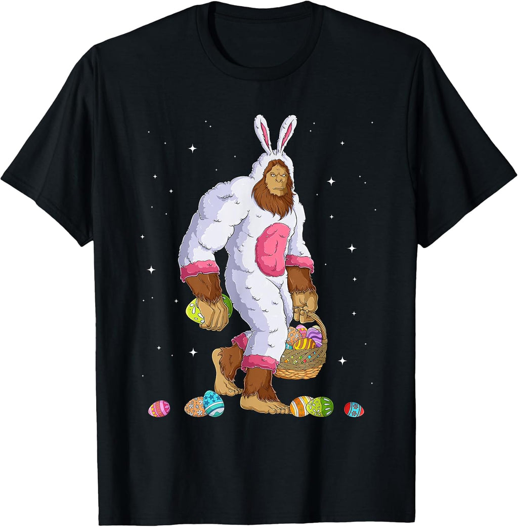 easter Bigfoot t shirts men women kids toddler