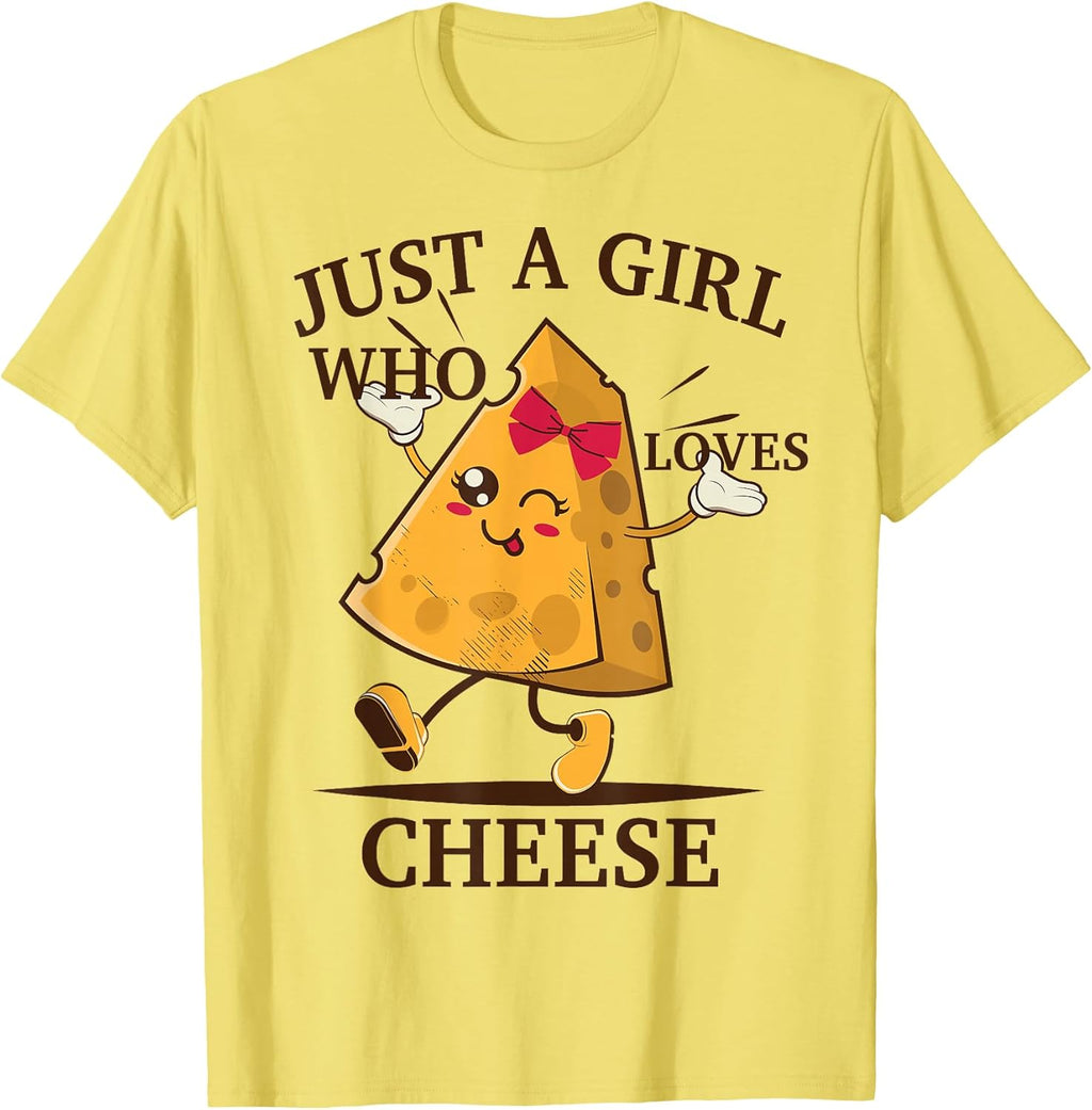 Funny Cheese Food Lover Women Kids Boys Girl