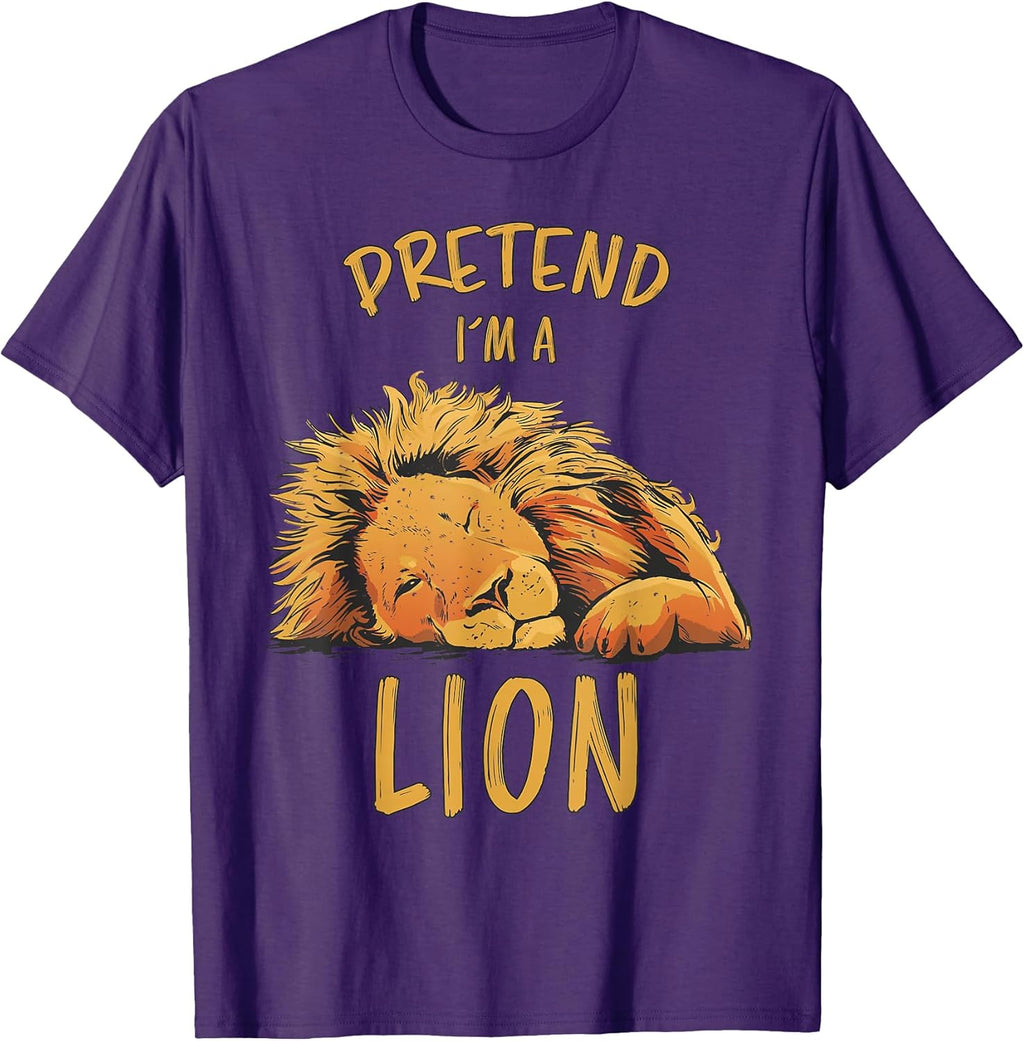 Funny Lions Zoo Safari Sleeping Lion Design