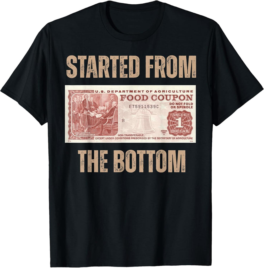Funny Food Stamp Amounts In Each State Tee Shirt