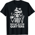 Funny Feminine Skeleton Caffeine Lover Merch.
