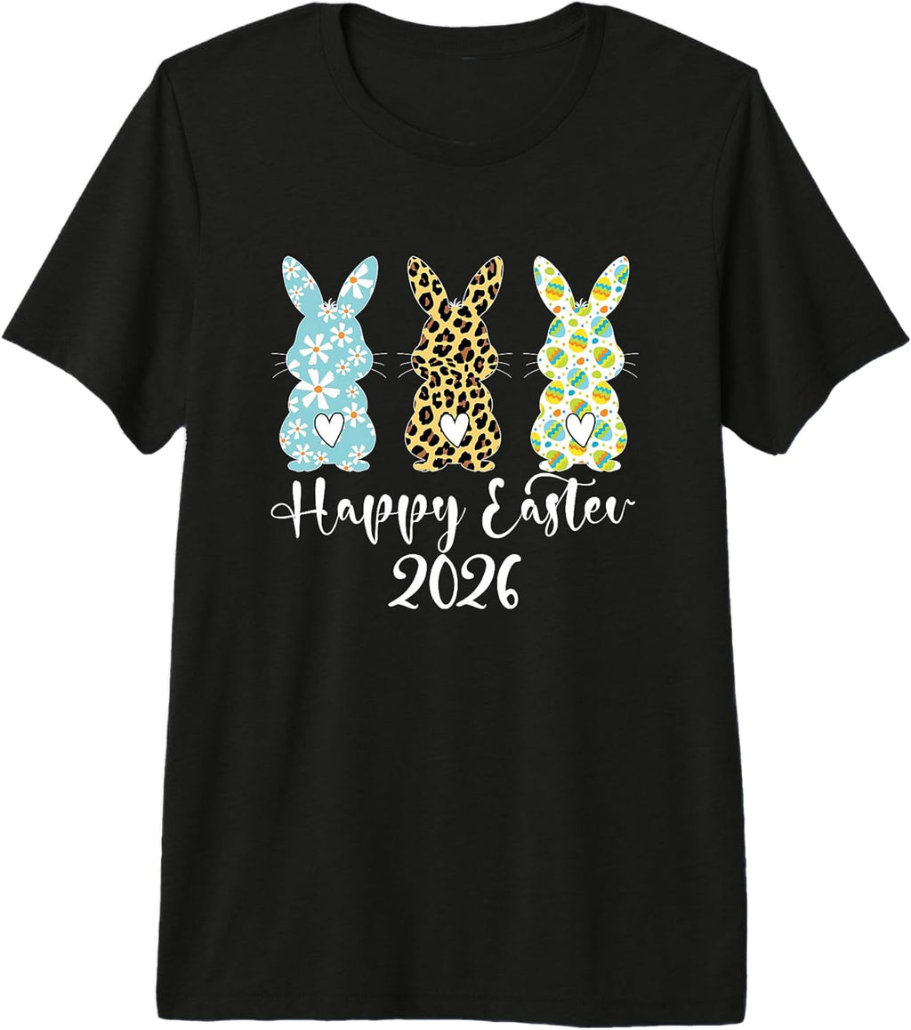 Happy Easter Day 2026 Rabbit Bunny Men Women Kids