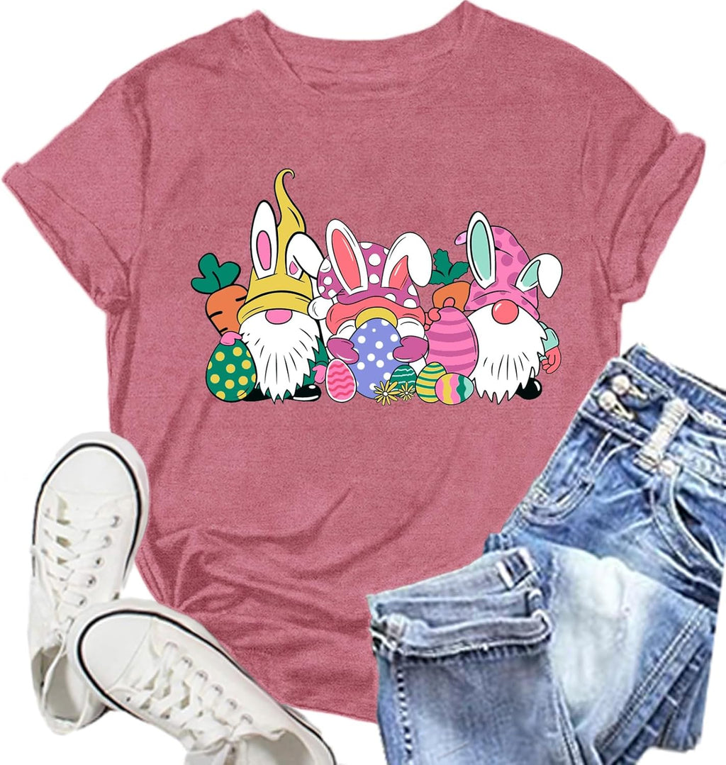 Easter Shirt for Women: Easter Bunny Tshirt Happy Easter Tee Shirts