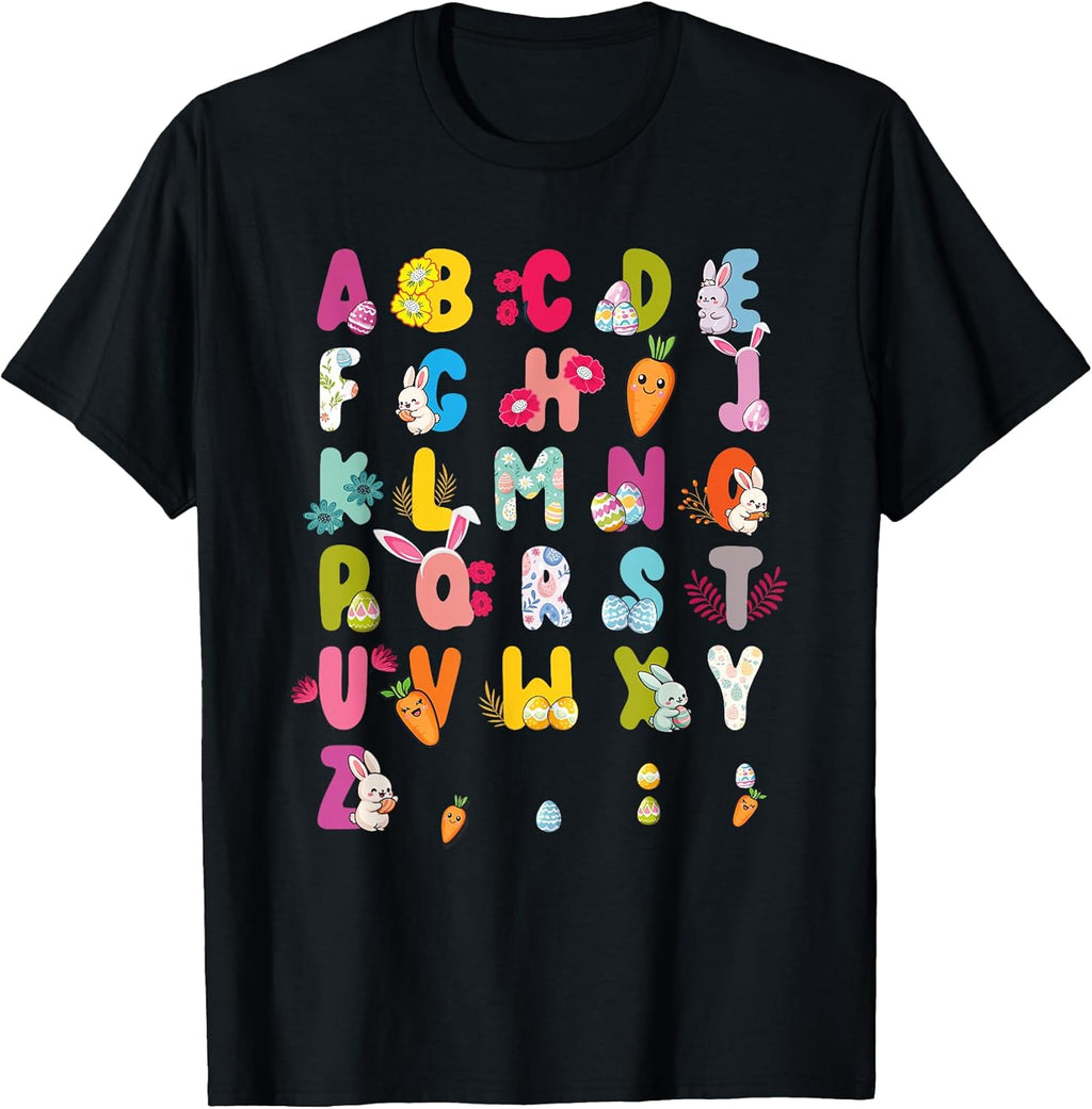 Kids Easter Alphabet Easter Egg Easter Bunny 2025