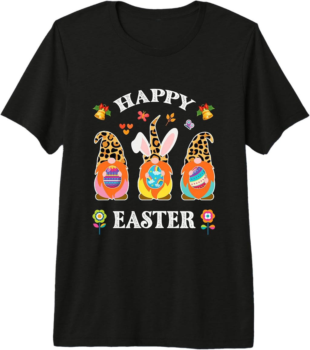 Cute Three Gnome Holding Egg Happy Easter Day 2026