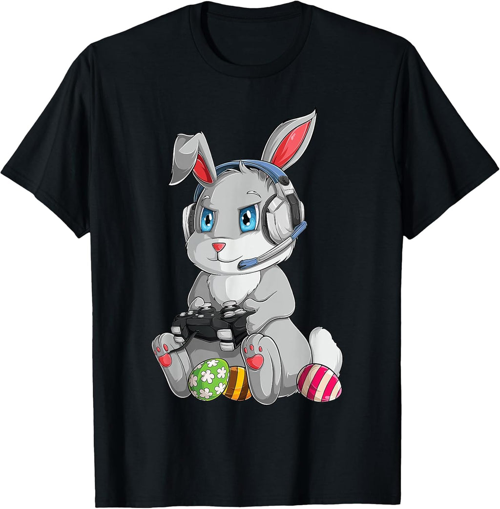 ETHRLO boys Kids Girls Happy easter shirts Gamer