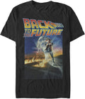 Back to The Future Mens Classic Poster Basic Solid Tee