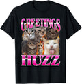 Greetings Huzz Funny Cat Mem Men Women